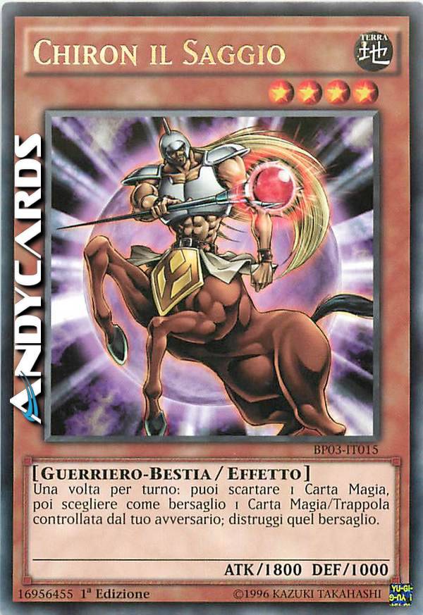 CHIRON THE MAGE | AndyCards Srl