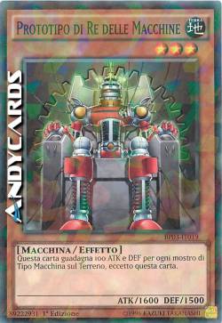 PROTOTIPO DI RE DELLE MACCHINE