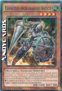 CAVALIERE-INGRANAGGIO ANTICO