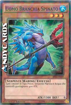 UOMO BRANCHIA SPINATO