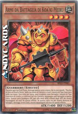 ARMI DA BATTAGLIA DI KOA'KI MEIRU