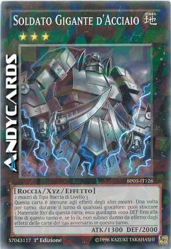 SOLDATO GIGANTE D'ACCIAIO