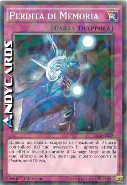 PERDITA DI MEMORIA