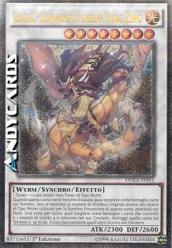 BAXIA, LUMINOSITÀ DELLO YANG ZING