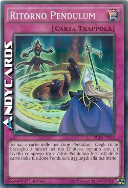 RITORNO PENDULUM