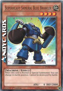 SAMURAI SUPERPESANTE LOTTATORE BLU