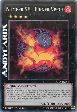 NUMERO 58: VISORE ARDENTE