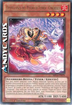 FRATELLANZA DEL PUGNO DI FUOCO - CINGHIALE