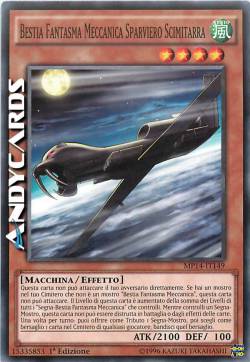 BESTIA FANTASMA MECCANICA SPARVIERO SCIMITARRA