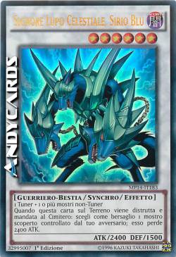 SIGNORE LUPO CELESTIALE, SIRIO BLU