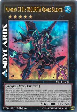 NUMERO C101: OSCURITA' ONORE SILENTE