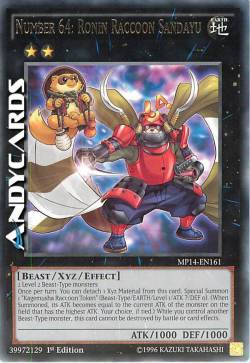 NUMBER 64: RONIN RACCOON SANDAYU