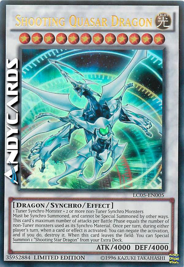 yugioh shooting quasar deck Dragon [LC05-EN005] Ultra Rare From the Shonen Jump Magazine Promos set quick quasar Deck 2011 /