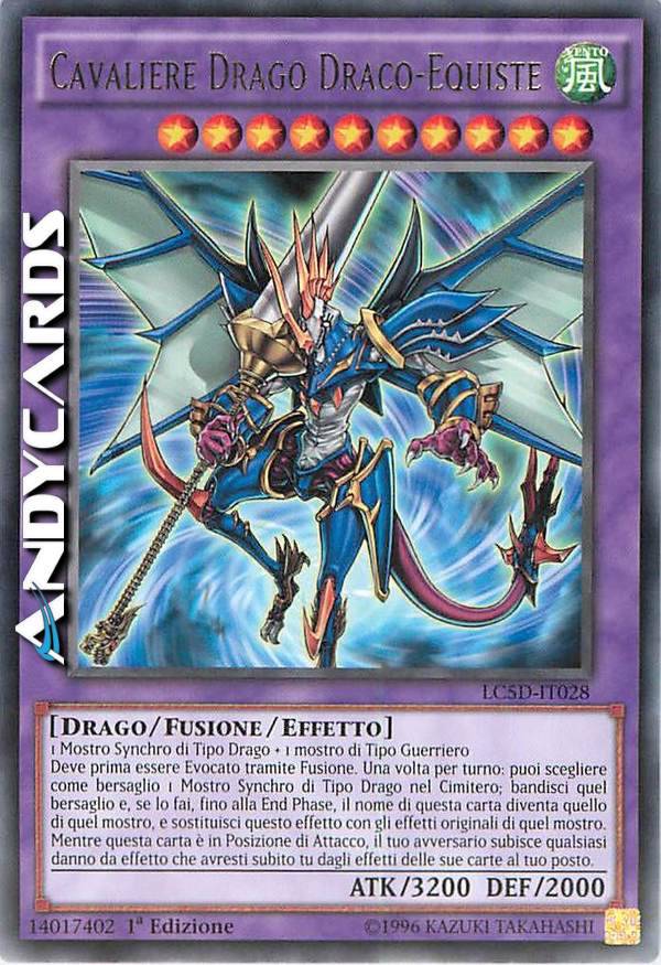 DRAGON KNIGHT DRACO-EQUISTE | AndyCards Srl