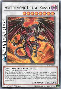 ARCIDEMONE DRAGO ROSSO