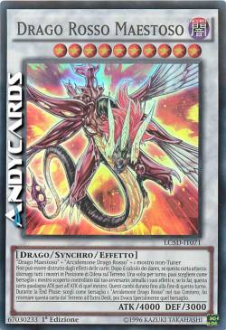 DRAGO ROSSO MAESTOSO