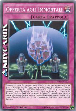 OFFERTA AGLI IMMORTALI