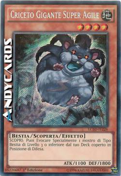 CRICETO GIGANTE SUPER AGILE