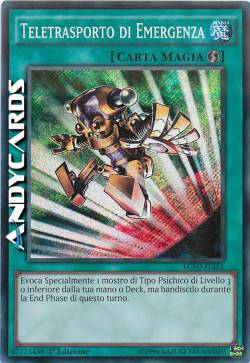 TELETRASPORTO DI EMERGENZA