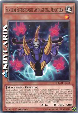 SAMURAI SUPERPESANTE ANIMASPEZZA ARMATURA