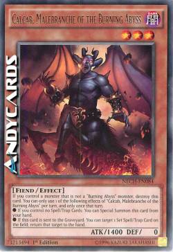 CALCAB, MALEBRANCHE DELL'ABISSO BRUCIANTE