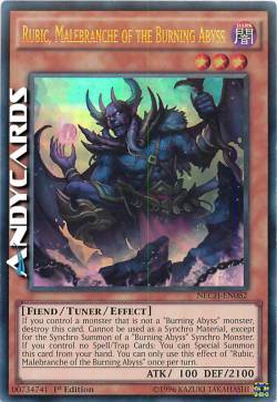 RUBIC, MALEBRANCHE DELL'ABISSO BRUCIANTE