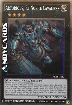 ARTORIGUS, RE NOBILE CAVALIERE