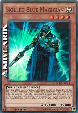 SKILLED BLUE MAGICIAN
