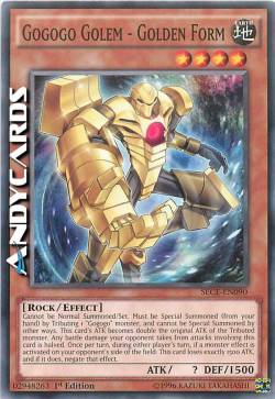 GOLEM GOGOGO - FORMA DORATA