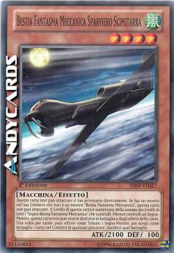 BESTIA FANTASMA MECCANICA SPARVIERO SCIMITARRA