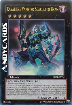 CAVALIERE VAMPIRO SCARLATTO BRAM