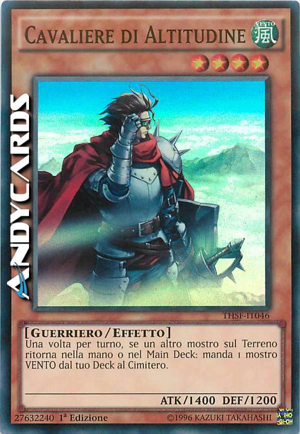 Yu-Gi-Oh! Altitude Knight Super Rare Card - THSF-EN046, 1st Edition, The Secret Forces - View #11