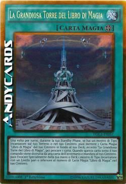 LA GRANDIOSA TORRE DEL LIBRO DI MAGIA