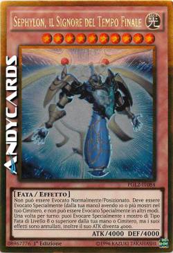 SEPHYLON, IL SIGNORE DEL TEMPO FINALE