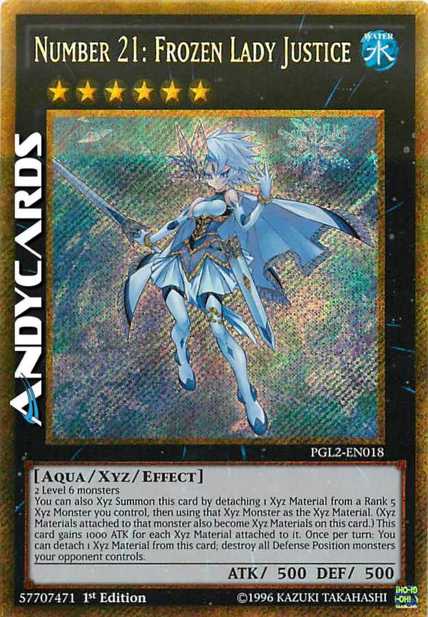 NUMBER 21: FROZEN LADY JUSTICE | AndyCards Srl