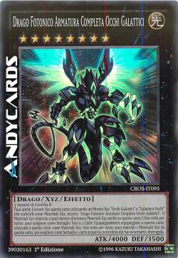 DRAGO FOTONICO ARMATURA COMPLETA OCCHI GALATTICI