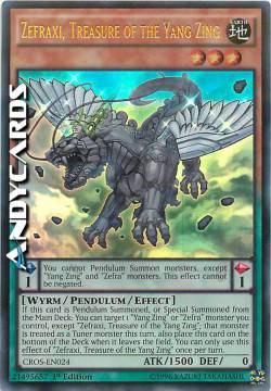 ZEFRAXI, TESORO DELLO YANG ZING