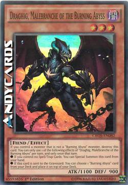 DRAGHIG, MALEBRANCHE DELL'ABISSO BRUCIANTE