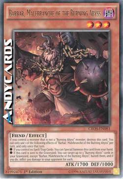 BARBAR, MALEBRANCHE DELL'ABISSO BRUCIANTE