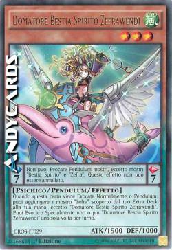 DOMATORE BESTIA SPIRITO ZEFRAWENDI
