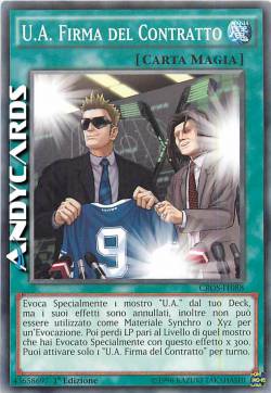 U.A. FIRMA DEL CONTRATTO