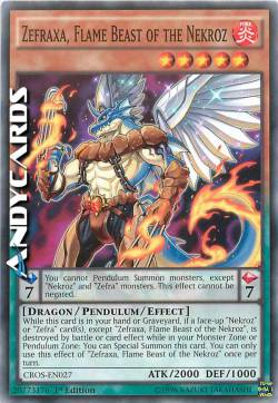 ZEFRAXA, BESTIA FIAMMA DEI NEKROZ