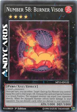 NUMERO 58: VISORE ARDENTE