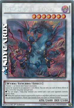 YAZI, MALE DELLO YANG ZING