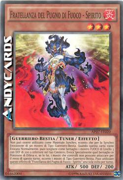 FRATELLANZA DEL PUGNO DI FUOCO - SPIRITO