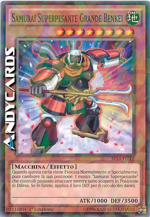 YU-GI-OH! Superheavy Samurai Big Benkei Card - MP15-EN069 Mega Pack 2015 1st Edition Rare