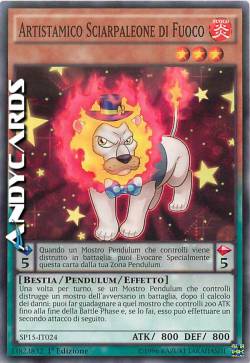 ARTISTAMICO SCIARPALEONE DI FUOCO