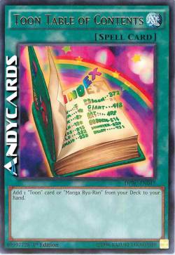 FOGLIO ILLUSTRATIVO TOON