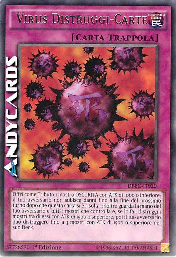 CRUSH CARD VIRUS | AndyCards Srl