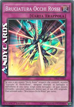 BRUCIATURA OCCHI ROSSI